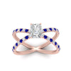 Load image into Gallery viewer, cross-band-radiant-cut-engagment-ring-with-sapphire-rose-gold-FD9890RARGSABLANGLE5-NL-RG_ff84be5f-c6e9-451b-868d-9adf225cd527.jpg?v=1760525935