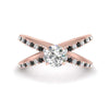 Load image into Gallery viewer, cross-band-round-cut-engagment-ring-with-black-diamond-rose-gold-FD9890RORGBLACK-NL-RG_e3c48a7f-9cf4-47de-bf08-c943e9fb9bc0.jpg?v=1760525946