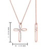 Load image into Gallery viewer, cross-design-pendant-with-diamond-in-rose-gold-FDPD10729-NL-RG-HW
