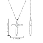 Load image into Gallery viewer, cross-design-pendant-with-diamond-in-white-gold-FDPD10729-NL-WG-HW