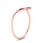 Load image into Gallery viewer, crown-marquise-pink-sapphire-and-round-diamond-band-in-FD9612BGSADRPI-NL-RG