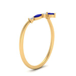 Load image into Gallery viewer, crown-marquise-sapphire-and-round-diamond-band-in-FD9612BGSABL-NL-YG