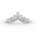 Load image into Gallery viewer, crown-v-stacking-diamond-wedding-band-in-white-gold-FD11456B-NL-wG