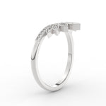Load image into Gallery viewer, crown-v-stacking-diamond-wedding-band-in-white-gold-FD11456B-NL-WG