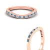 Load image into Gallery viewer, curved-channel-blue-topaz-women-matching-band-in-rose-gold-fdens2255bgicbltoangle3-nl-rg-ws2.jpg