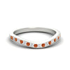 Load image into Gallery viewer, curved-channel-orange-sapphire-women-matching-band-in-white-gold-fdens2255bgsaorsleep-nl-wg-ws2.jpg