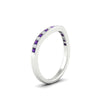 Load image into Gallery viewer, curved-channel-purple-topaz-women-matching-band-in-white-gold-fdens2255bgvitoangle2-nl-wg-ws2.jpg