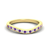 Load image into Gallery viewer, curved-channel-purple-topaz-women-matching-band-in-yellow-gold-fdens2255bgvitosleep-nl-yg-ws2.jpg