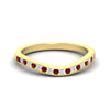 Load image into Gallery viewer, curved-channel-ruby-women-matching-band-in-yellow-gold-fdens2255bgrudrsleep-nl-yg-ws2.jpg