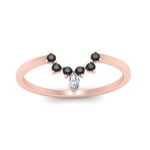 Load image into Gallery viewer, curved-crown-black-diamond-wedding-band-in-rose-gold-FD1046BGBLACKANGLE5-NL-RG.jpg?v=1766983852