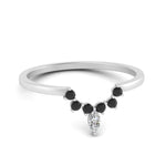 Load image into Gallery viewer, curved-crown-black-diamond-wedding-band-in-white-gold-FD1046BGBLACK-NL-WG.jpg?v=1766983852