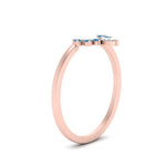 Load image into Gallery viewer, curved-crown-blue-topaz-wedding-band-in-rose-gold-FD1046BGICBLTOANGLE2-NL-RG.jpg?v=1766983852
