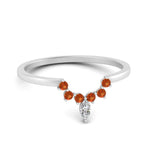Load image into Gallery viewer, curved-crown-orange-sapphire-wedding-band-in-white-gold-FD1046BGSAOR-NL-WG.jpg?v=1766983852