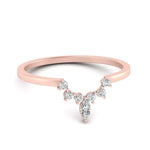 Load image into Gallery viewer, curved-crown-wedding-band-for-women-in-rose-gold-FD1046B-NL-RG.jpg?v=1766983851
