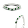 Load image into Gallery viewer, curved-emerald-wedding-ring-for-women-in-white-gold-fdens2255bgemgrangle3-nl-wg-ws1.jpg