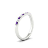 Load image into Gallery viewer, curved-purple-topaz-wedding-ring-for-women-in-white-gold-fdens2255bgvitoangle2-nl-wg-ws1.jpg