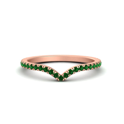 Curved-v-pink-sapphire-wedding-band-in-rose-gold-FD11229GS-2