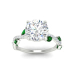 Load image into Gallery viewer, curved-vine-scalloped-round-cut-emerald-engagement-ring-in-white-gold-fdenr11656rogemgrangle5-nl-wg.jpg?v=1770355384
