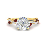 Load image into Gallery viewer, curved-vine-scalloped-round-cut-ruby-engagement-ring-in-yellow-gold-fdenr11656rogrudrsleep-nl-yg.jpg?v=1770355384