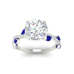 Load image into Gallery viewer, curved-vine-scalloped-round-cut-sapphire-engagement-ring-in-white-gold-fdenr11656rogsablangle5-nl-wg.jpg?v=1770355384