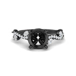 Load image into Gallery viewer, curved-vine-scalloped-semi-mount-engagement-ring-in-black-gold-fdenr11656romsleep-nl-bg.jpg?v=1770366105