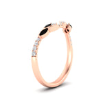 Load image into Gallery viewer, Curved Vine Women Wedding Band