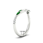 Load image into Gallery viewer, Curved Vine Women Wedding Band