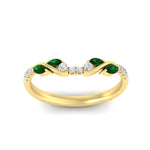 Load image into Gallery viewer, Curved Vine Women Wedding Band