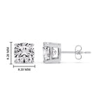 Load image into Gallery viewer, Cushion Diamond Basket Stud Earring