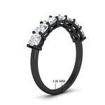 Load image into Gallery viewer, cushion-cut-7-stone-2-carat-diamond-wedding-band-in-black-gold-fdwb9497cuangle2-2.00ct-nl-bg-hw?v=1773313350