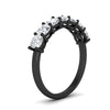 Load image into Gallery viewer, cushion-cut-7-stone-2-carat-diamond-wedding-band-in-black-gold-fdwb9497cuangle2-2.00ct-nl-bg?v=1773313350
