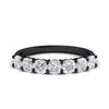 Load image into Gallery viewer, cushion-cut-7-stone-2-carat-diamond-wedding-band-in-black-gold-fdwb9497cusleep-2.00ct-nl-bg?v=1773313350