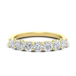 Load image into Gallery viewer, cushion-cut-7-stone-2-carat-diamond-wedding-band-in-yelllow-gold-fdwb9497cusleep-2.00ct-nl-yg?v=1773313350