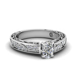 Load image into Gallery viewer, cushion-cut-antique-filigree-diamond-ring-in-14K-white-gold-FDENS3543CUR-NL-WG_65afcc0b-e2f7-4af5-bda1-60fa683c2a4e
