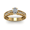Load image into Gallery viewer, cushion-cut-antique-filigree-diamond-ring-in-14K-yellow-gold-FDENS3543CURANGLE5-NL-YG_81548074-1afa-4d9d-b453-8e9f8f3ef3c8