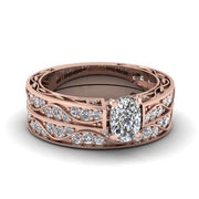 cushion-cut-antique-filigree-wedding-ring-set-in-rose-gold-FDENS3543CU-NL-RG