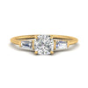 Load image into Gallery viewer, cushion-cut-bar-baguette-3-stone-diamond-engagement-ring-in-yellow-gold-FDENS100CUR-NL-YG