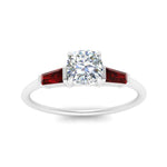 Load image into Gallery viewer, cushion-cut-bar-baguette-3-stone-ruby-engagement-ring-in-FDENS100CURGRUDR-NL-WG