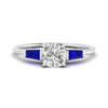 Load image into Gallery viewer, cushion-cut-bar-baguette-3-stone-sapphire-engagement-ring-in-white-gold-FDENS100CURGSABL-NL-WG