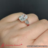Load image into Gallery viewer, cushion-cut-celtic-diamond-ring-with-ruby-in-14K-rose-gold-FDENS2255CUR-4_7619662c-b5e9-4aa8-8a4c-7f04832c1929