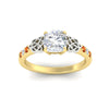 Load image into Gallery viewer, cushion-cut-celtic-orange-sapphire-two-tone-engagement-ring-in-yellow-gold-fdens2255curgsaorangle5-nl-yg.jpg