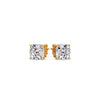 Load image into Gallery viewer, Cushion Diamond Basket Stud Earring
