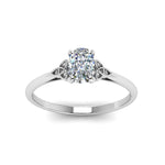 Load image into Gallery viewer, cushion-cut-diamond-celtic-solitaire-ring-in-white-gold-FD8541CURANGLE5-NL-WG?v=1758624136