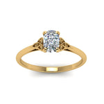 Load image into Gallery viewer, cushion-cut-diamond-celtic-solitaire-ring-in-yellow-gold-FD8541CURANGLE5-NL-YG?v=1758624136