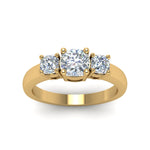 Load image into Gallery viewer, Classic Cushion Cut 3 Stone Ring