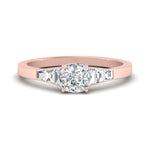 Load image into Gallery viewer, cushion-cut-diamond-ring-with-tapered-baguettes-in-FD10590CURANGLE3-NL-RG