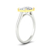 Load image into Gallery viewer, cushion-cut-east-west-two-tone-diamond-ring-in-white-gold-fd11539curangle2-nl-wg