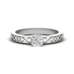 Load image into Gallery viewer, cushion-cut-filigree-single-stone-engagement-ring-in-white-gold-FDENS3289CUR-NL-WG.jpg?v=1763370579