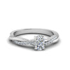 Load image into Gallery viewer, cushion-cut-infinity-twist-diamond-engagement-ring-in-white-gold-FD8253CURHAND-NL-WG