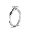 Load image into Gallery viewer, cushion-cut-infinity-twist-engagement-ring-with-black-diamond-in-14K-white-gold-FD8253CURGBLACK-NL-WG